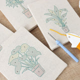 Mini punch needle kit 4pcs finished artwork