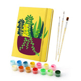Succulent Trio paint-by-numbers notebook — Creative Vibes Dubai (view 2)