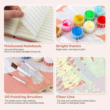 Succulent Trio paint-by-numbers notebook — Creative Vibes Dubai (view 3)