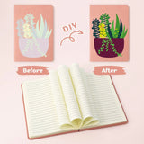Succulent Trio paint-by-numbers notebook — Creative Vibes Dubai (view 5)