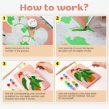 Anthurium Pot paint-by-numbers notebook — Creative Vibes Dubai (view 4)