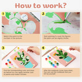 Cactus Pot paint-by-numbers notebook — Creative Vibes Dubai (view 5)