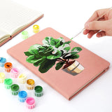 Fiddle Leaf paint-by-numbers notebook — Creative Vibes Dubai (view 5)