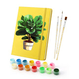 Fiddle Leaf paint-by-numbers notebook — Creative Vibes Dubai (view 2)