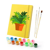 Fern Planter paint-by-numbers notebook cover — Creative Vibes Dubai (view 2)