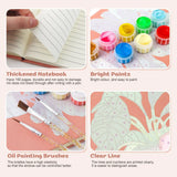 Begonia Pot paint-by-numbers notebook — Creative Vibes Dubai (view 4)