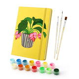 Begonia Pot paint-by-numbers notebook — Creative Vibes Dubai (view 2)