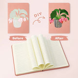 Begonia Pot paint-by-numbers notebook — Creative Vibes Dubai (view 5)