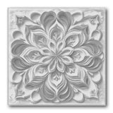 Peony Mandala Dot Painting Kit finished canvas from Creative Vibes