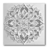 Peony Rosette Dot Painting Kit finished canvas from Creative Vibes