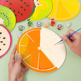 Citrus set placemats paint by numbers table set