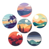 Scenic landscapes placemats full collection view