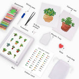 Plants No.3 Diamond Painting Kit detail
