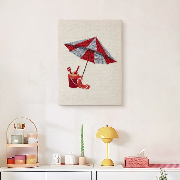 Beach Umbrella And Bucket punch needle kit – Creative Vibes Dubai
