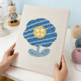 Blue Flower Pattern finished artwork