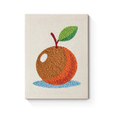 Orange Fruit Pattern punch needle kit