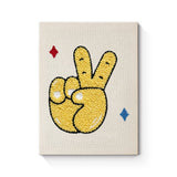 Peace Hand Sign punch needle kit