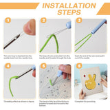 Peace Hand Sign punch needle kit contents