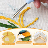 Peace Hand Sign punch needle kit finished artwork