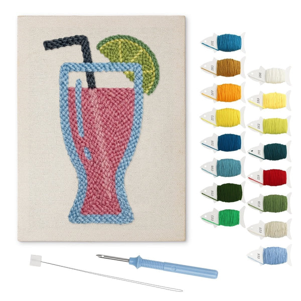Pink Drink With Lime punch needle kit – Creative Vibes Dubai