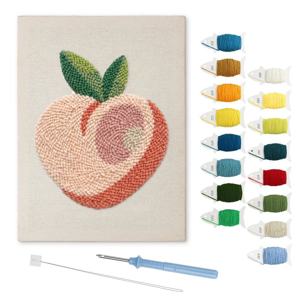 Pink Peach Design punch needle kit – Creative Vibes Dubai