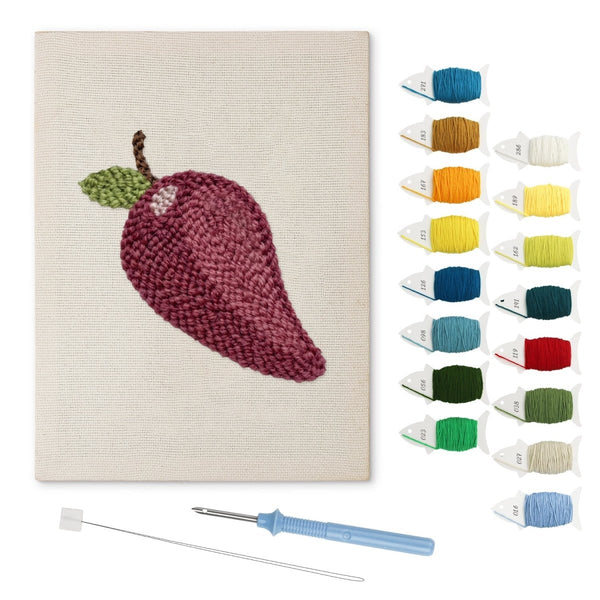 Purple Mango Design punch needle kit – Creative Vibes Dubai