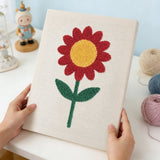 Red Yellow Flower finished artwork