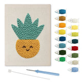 Smiling Pineapple punch needle kit