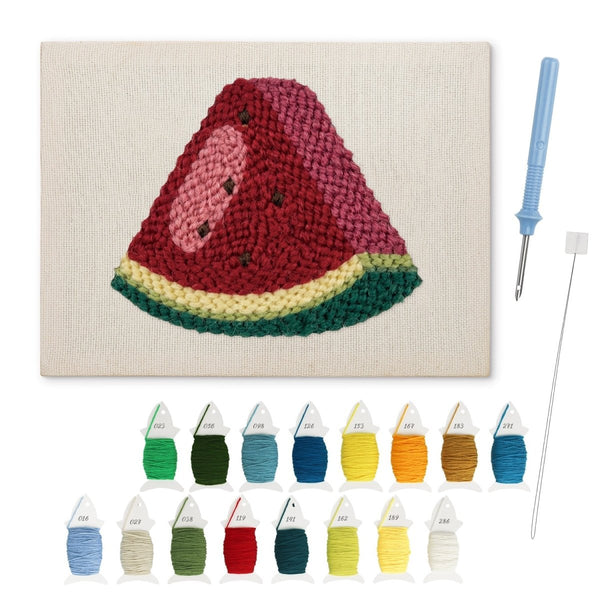 Watermelon Slice punch needle kit – Creative Vibes Dubai
