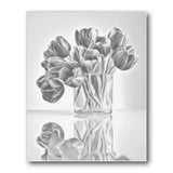 Tulip Bouquet Glass Vase Dot Painting Kit finished canvas from Creative Vibes