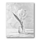 Tulip Jar Minimal Light Dot Painting Kit finished canvas from Creative Vibes